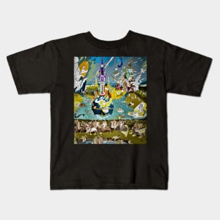 Garden of Earthly Delights New vision Hieronymus Bosch Kids T-Shirt